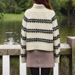 Strickset RIDGE SWEATER (2513-01) mit Garn und Anleitung – Bild 3