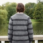 Strickset RIDGE SWEATER MAN mit Garn und Anleitung – Bild 3