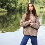 Strickset WILBUR CABLE SWEATER mit Garn und Anleitung
