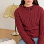 Strickset ELVA SWEATER mit Garn und Anleitung – Bild 4