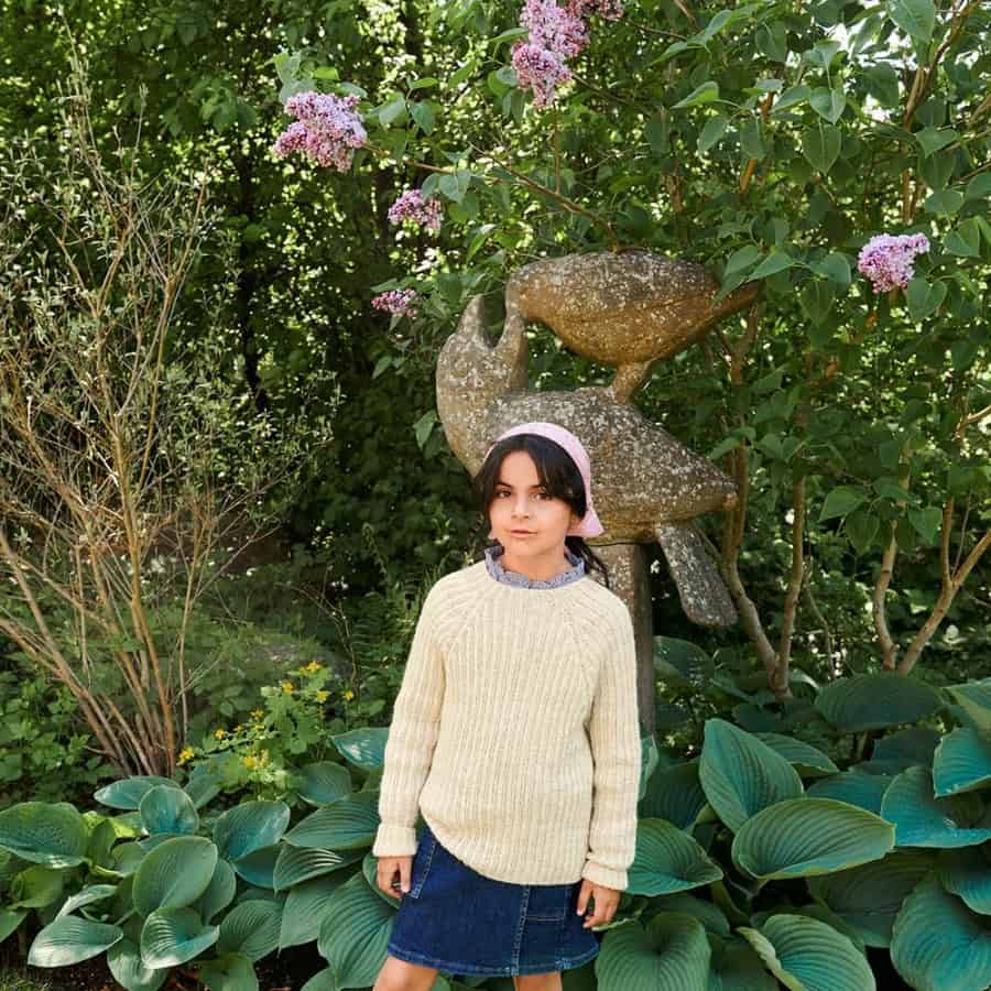 Strickset Theo Sweater Junior – Sandnes 2605-5