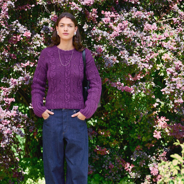 Junia Sweater Strickset JUNIA SWEATER mit Garn und Anleitung – Bild 1