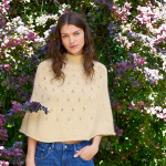 Strickset ELODIE PONCHO mit Garn und Anleitung – Bild 2