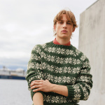 Strickset ALVAR HERREGENSER mit Garn und Anleitung