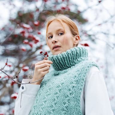 Novita Einzelanleitung Talvimarja-Halswärmer