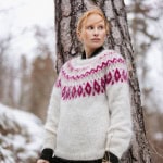 Novita Einzelanleitung Tammikuu-Rundpassenpullover