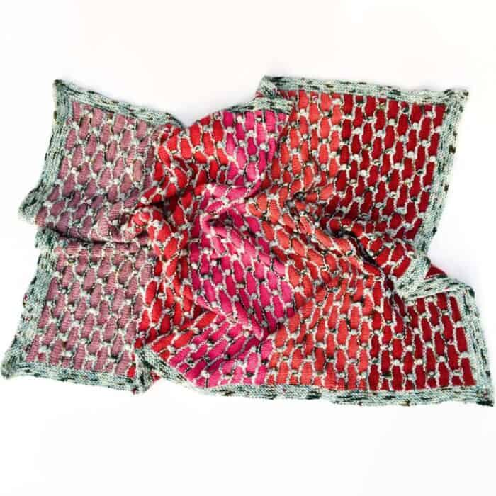 Strickset für Babydecke "Beehive" mit Garn und Anleitung – Bild 6