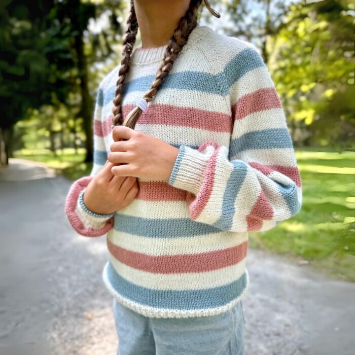 Strickset für den Raglanpullover „Grace“ für Kinder – Bild 1