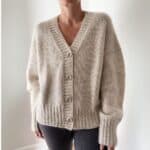 Strickset für Cardigan "Harlow" mit Bio-Wolle