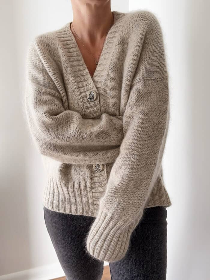 Strickset für Cardigan "Harlow" mit Bio-Wolle – Bild 12