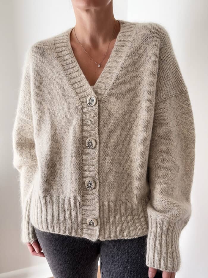 Strickset für Cardigan "Harlow" mit Bio-Wolle – Bild 6