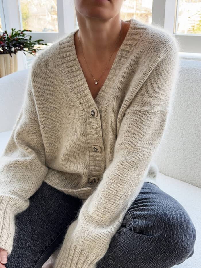 Strickset für Cardigan "Harlow" mit Bio-Wolle – Bild 2