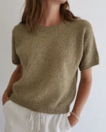 Strickset für Kurzarmshirt "Sonya" mit Garn (und Anleitung auf Ravelry) – Bild 5
