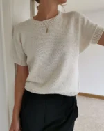 Strickset für Kurzarmshirt "Sonya" mit Garn (und Anleitung auf Ravelry) – Bild 8