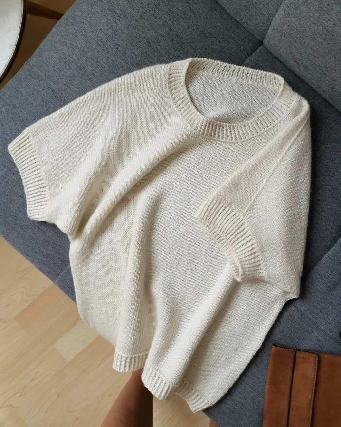 Strickset für Kurzarmshirt "Sonya" mit Garn (und Anleitung auf Ravelry) – Bild 9