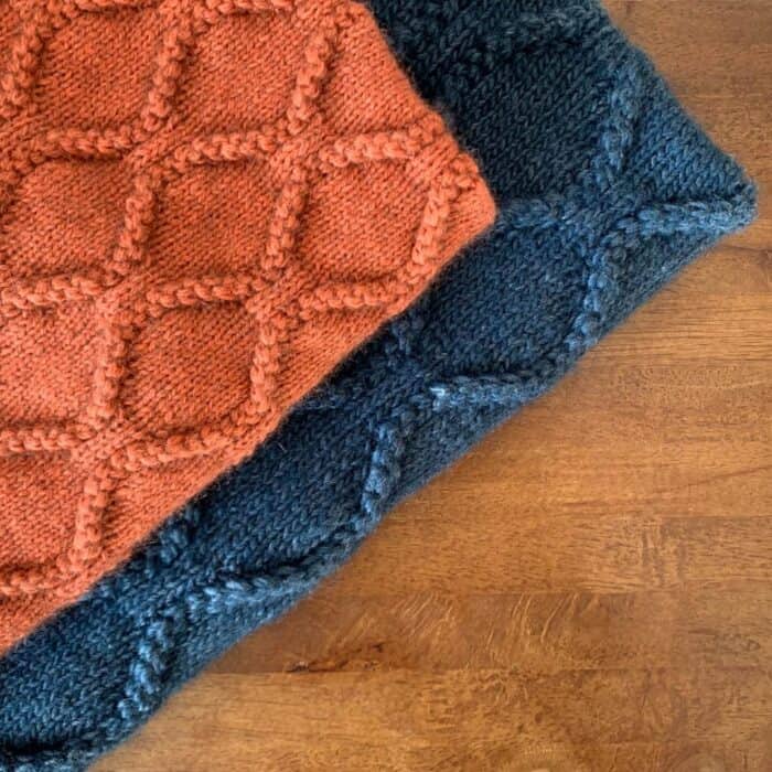 Strickanleitung für Kissen "Autumn Garden" – Bild 2