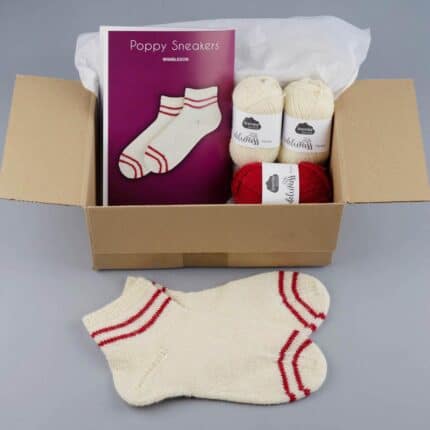 Strickset für Sneaker-Socken "Wimbledon"