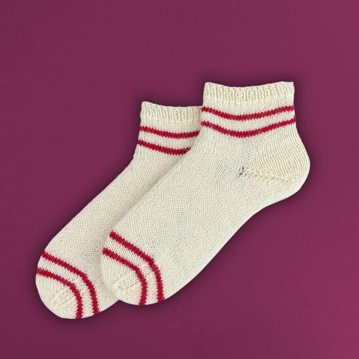 Strickset für Sneaker-Socken "Wimbledon" – Bild 2