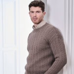 Strickset HERRENPULLOVER PENTNEY mit Garn und Anleitung