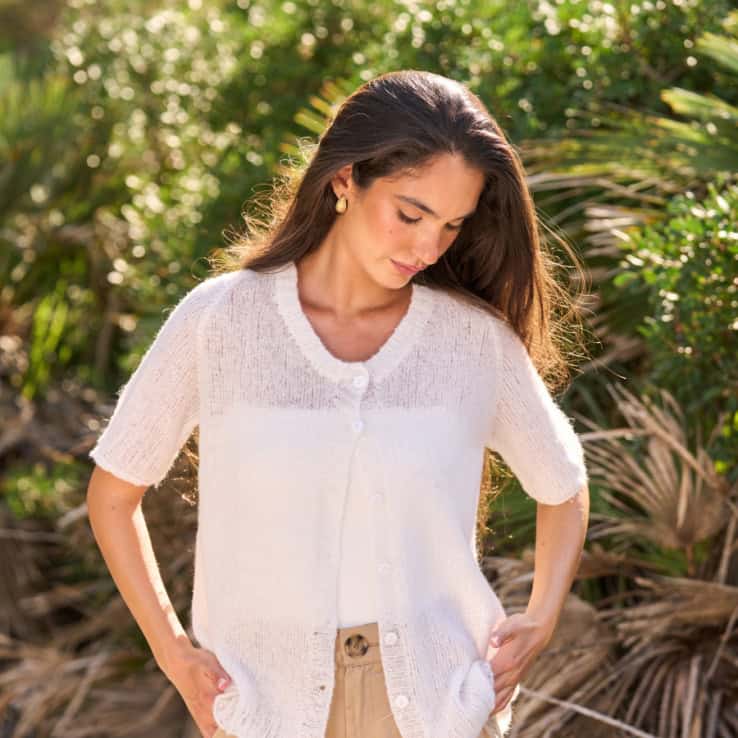 Anleitung Cardigan Mirage Strickset CARDIGAN MIRAGE mit Garn und Anleitung – Bild 1