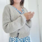 Strickset für Crossover "Maiija" mit Alpaka-Seiden-Garn – Bild 3