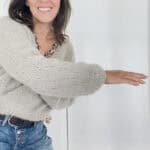Strickset für Crossover "Maiija" mit Alpaka-Seiden-Garn – Bild 7