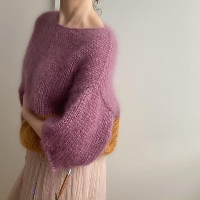 Strickset für Pullover "Marta" mit Mohair-Seiden-Garn – Bild 4