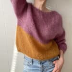 Strickset für Pullover "Marta" mit Mohair-Seiden-Garn – Bild 2