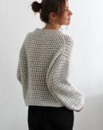 Strickset für Pullover "Mesh" mit Garn (und Anleitung auf Ravelry) – Bild 2