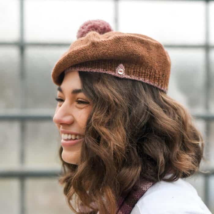 Strickanleitung für Mütze "Bente Beret" – Bild 3