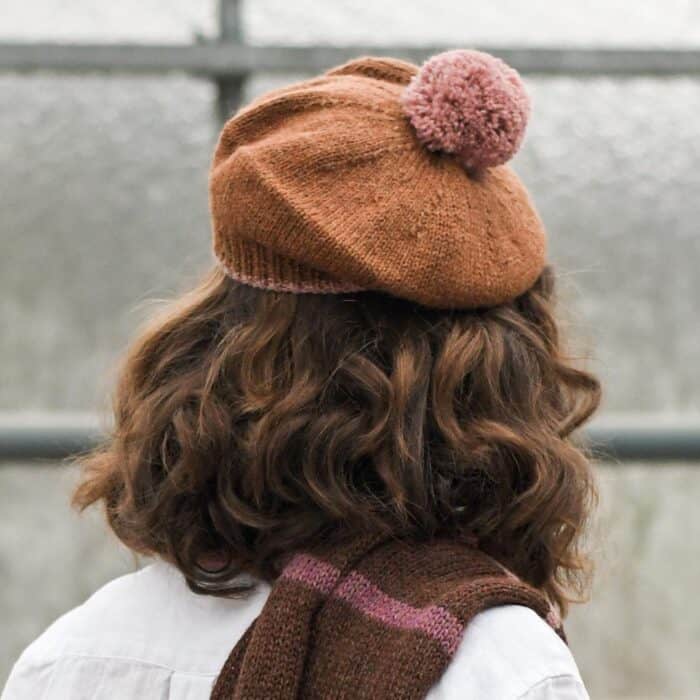 Strickanleitung für Mütze "Bente Beret" – Bild 4