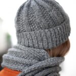 Strickanleitung für Schal und Mütze "Perle Lokk & Skjerf" – Bild 4
