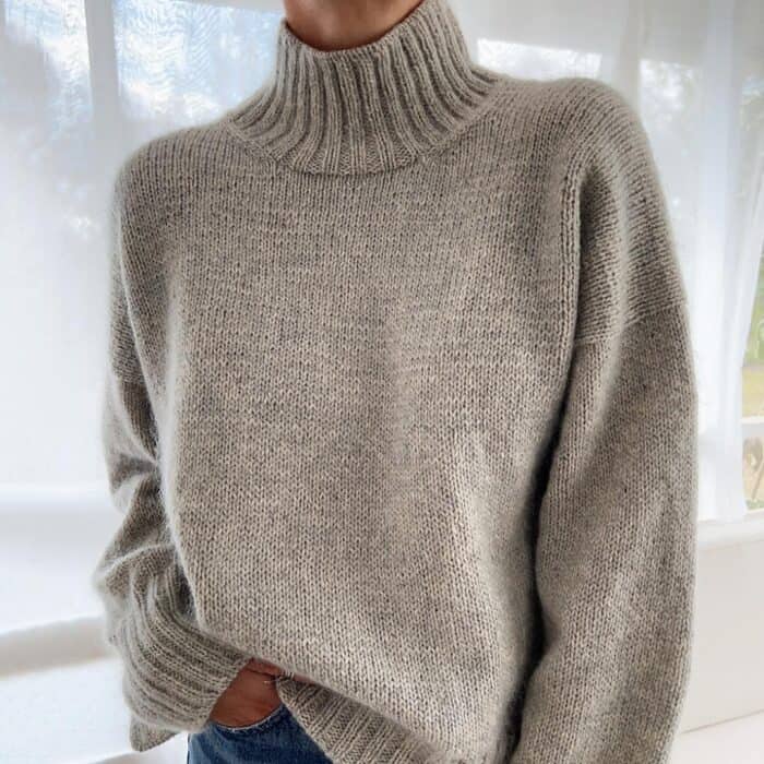 Strickset für Pullover „Harlow“ mit Garn (und Anleitung bei Raverly) – Bild 1