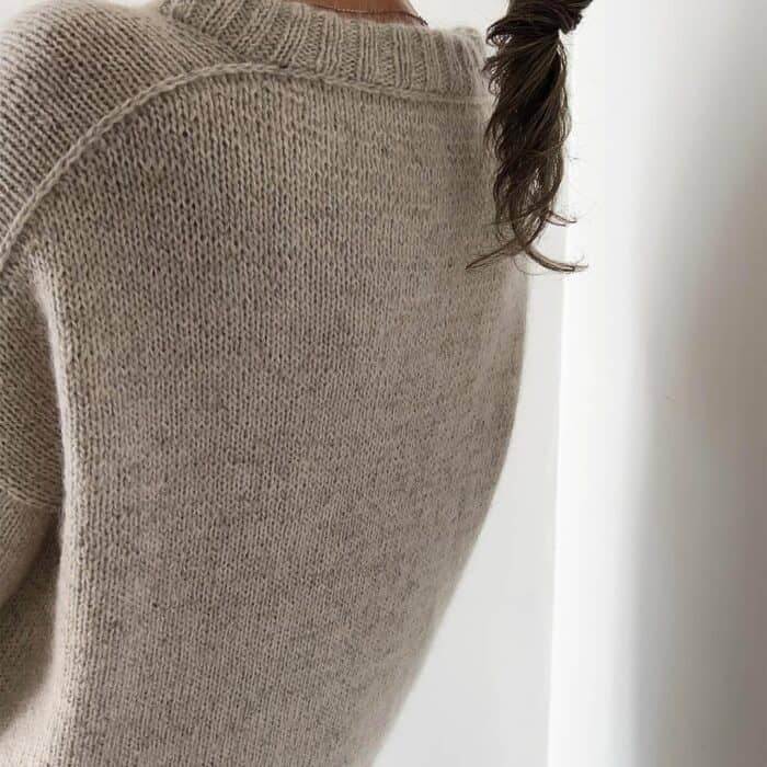 Strickanleitung für Pullover mit V-Ausschnitt "Harlow" – Bild 3
