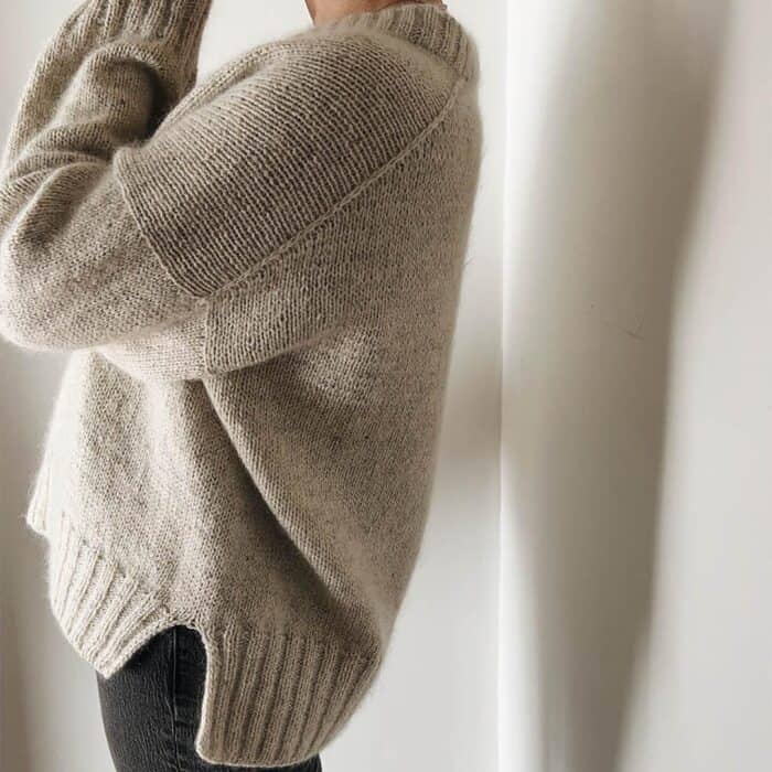 Strickanleitung für Pullover mit V-Ausschnitt "Harlow" – Bild 4
