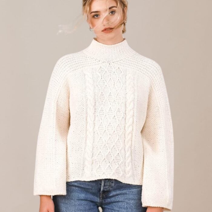 Strickset für Pullover „Hedda“ mit Garn und Anleitung – Bild 2