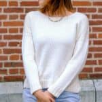 Strickset mit Anleitung und Wolle für Pullover "Merry" – Bild 2