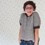 Strickanleitung für Kurzarm-Pullover "Piilo"