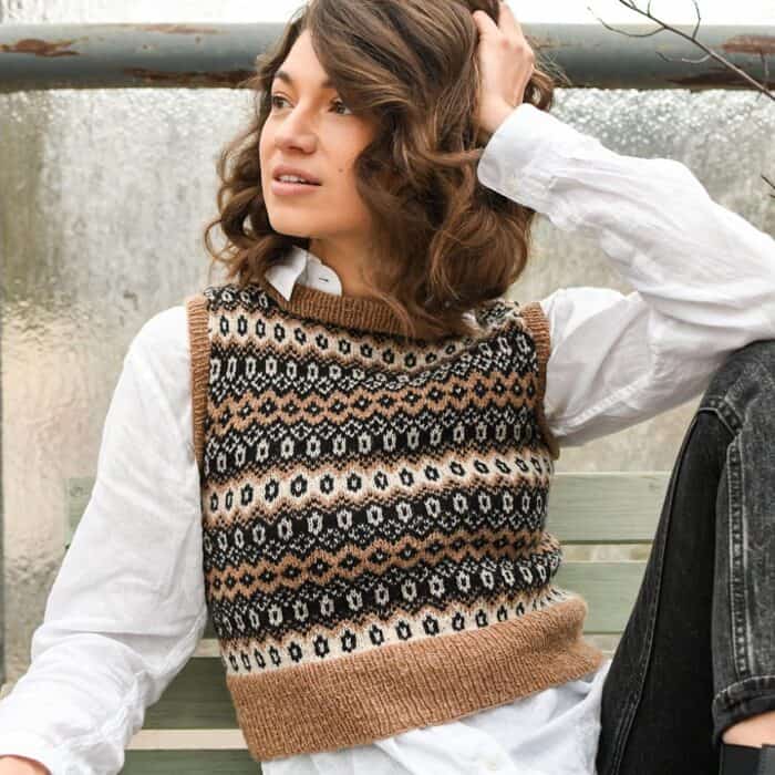 Strickanleitung für Pullunder "Birga" – Bild 3