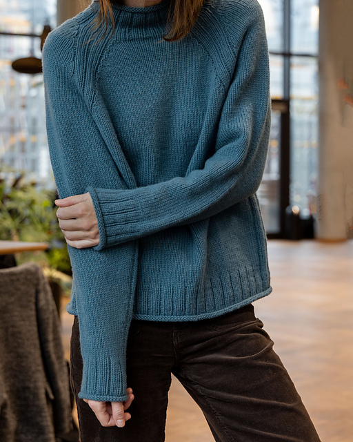 Anleitung für Pullover P1 Sweater Strickset für Pullover P1 Sweater mit Garn und Anleitung – Bild 1