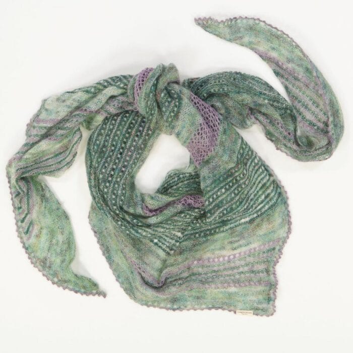 Strickset für Schultertuch "Joys of Spring" – Bild 1