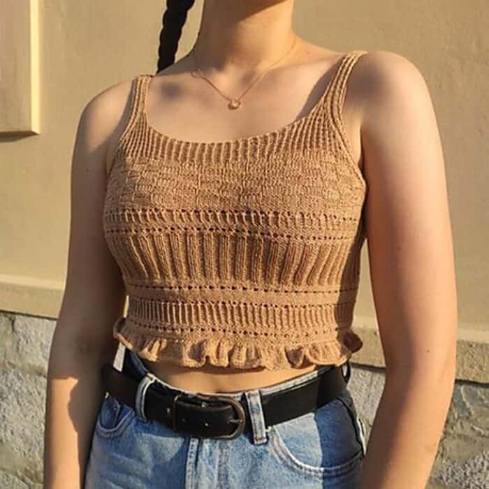 Strickanleitung für Sommertop "Julie" – Bild 4