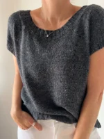 Strickset für Kurzarmshirt "Suri" mit Garn (und Anleitung auf Ravelry) – Bild 3