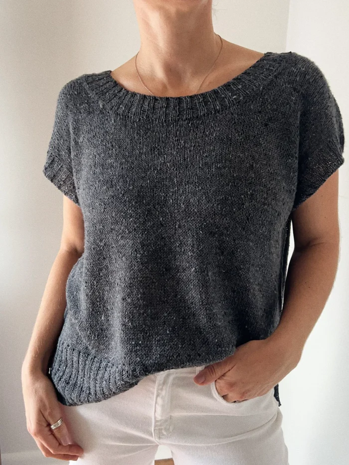 Strickset für Kurzarmshirt "Suri" mit Garn (und Anleitung auf Ravelry) – Bild 4