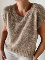 Strickset für Kurzarmshirt "Suri" mit Garn (und Anleitung auf Ravelry) – Bild 2