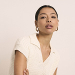 Strickset ÄRMELLOSES STRICKOBERTEIL BRIDGET mit Garn und Anleitung – Bild 5