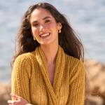 Strickset CARDIGAN HONEYCOMB mit Garn und Anleitung – Bild 7