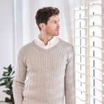 Strickset HERRENPULLOVER PENTNEY mit Garn und Anleitung – Bild 4