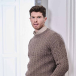 Strickset HERRENPULLOVER PENTNEY mit Garn und Anleitung – Bild 3