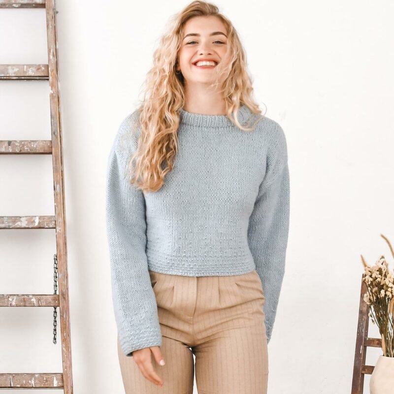 Strickpullover für Damen, bequem und stylisch, perfekt für Alltag und Freizeit.